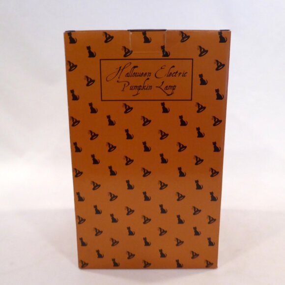 NEW 10” HALLOWEEN PUMPKIN WITCH SKELETON DRACULA CERAMIC ELECTRIC LAMP - Picture 15 of 16